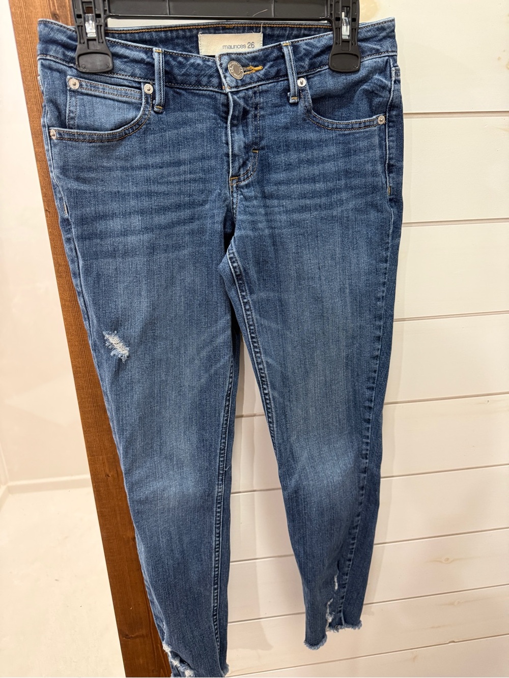 Maurices Medium Blue High-Rise Skinny Jeans